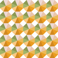 Fototapeta premium Retro hexagon pattern background