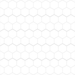 Seamless pattern of the hexagonal net