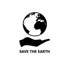 Save the earth logo
