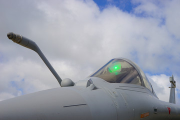 Fototapeta na wymiar cockpit avion de chasse