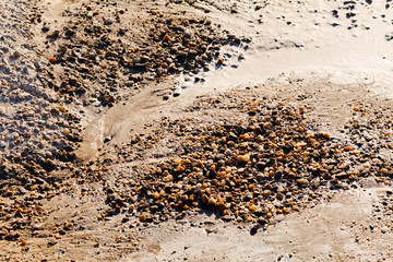 sand in construction after rain
