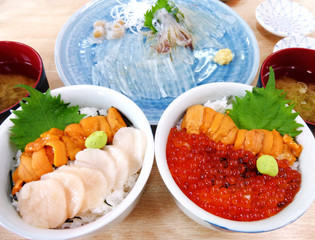 函館名物海鮮丼