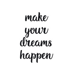 Vector hand drawn lettering poster