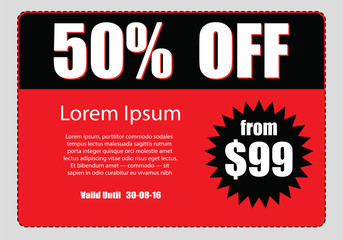 business discount coupon