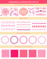 Wedding vintage elements big collection