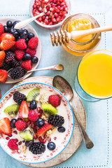 ligh and fruity brunch
