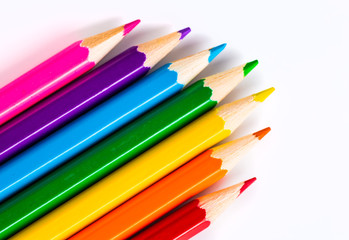 Abstract background from color pencils