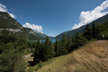 Obraz premium lake View from montains