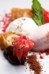 Strawberry ice cream