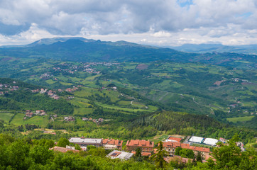 Fototapeta na wymiar San Marino Landscape