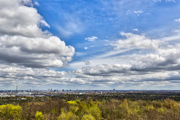 Panorama of Berlin, seen from the Teufelsberg