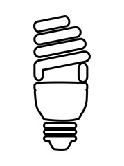 saver bulb isolated icon design