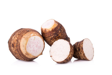 taro isolate on white background