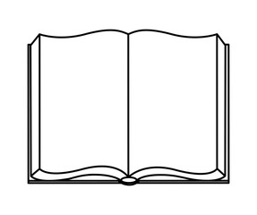 open Book isolated icon design