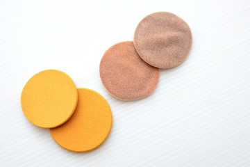 Old Cosmetic sponge