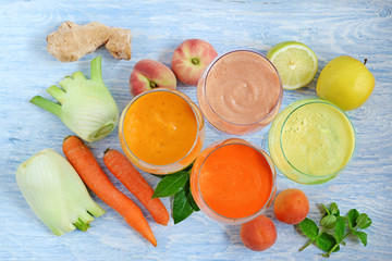 frullati e centrifugati di frutta e verdura