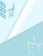 Obraz premium Menu Card Design Template