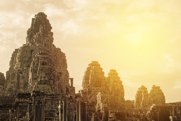 Ancient castle, Angkor Thom in Cambodia