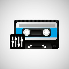 retro music design 
