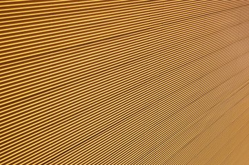 Fototapeta premium Hypnotic yellow wall