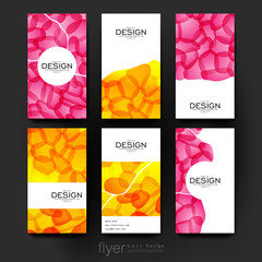 abstract vector brochure template. Flyer Layout