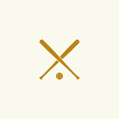 Icon on the theme of baseball.