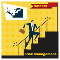 Business Idea series Risk Management concept 2,vector,illustration