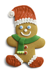 Santa Gingerbread Cookie