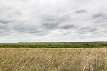 panoramic view from the high hill