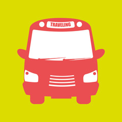 travel by bus design, vector illustration eps10 graphic 