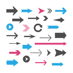 Arrows icons set