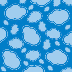 clouds vector pattern