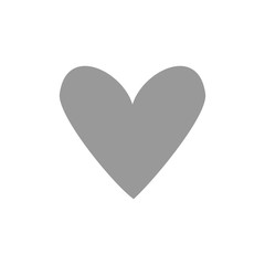 Hand drawn hearts set