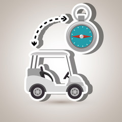 golf equipment design, vector illustration eps10 graphic 