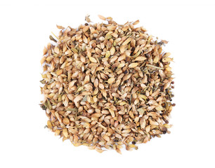 Dried utsho suneli isolated on white