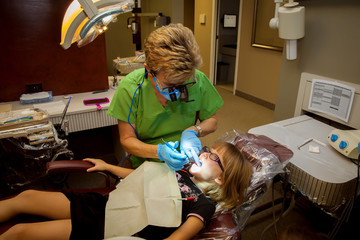 Little Girl at the Dentist