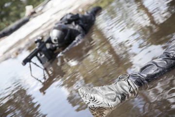 Dead bodies of special forces operators