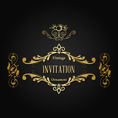 Vintage Ornament Vector Design