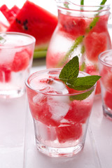 Cold watermelon drink