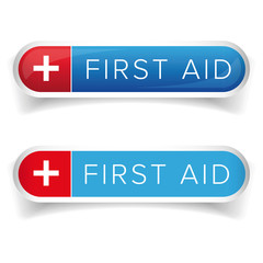 First Aid vector button