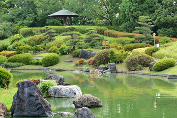 Fototapeta na wymiar 大仙公園　日本庭園