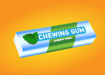 Pack of chewing gum