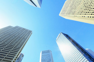 Fototapeta na wymiar 新宿の高層ビル