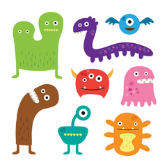 Funny monsters collections