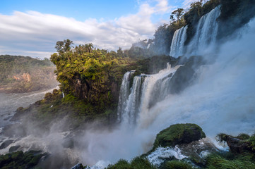 Fototapeta na wymiar Iguacu Falls from the Argentina side