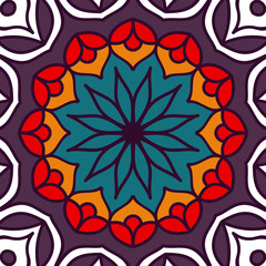 Color Mandala. Sample Background