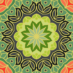 Color Mandala. Sample Background