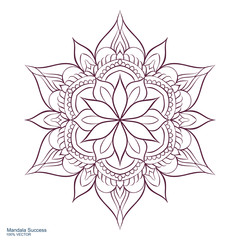 Mandala. Template Circular Ornament