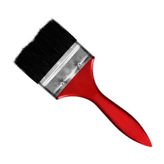 Paint brush  on white background