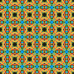 Naklejka premium graphic ornament made geometric shapes, different colouring,shapes and sizes 